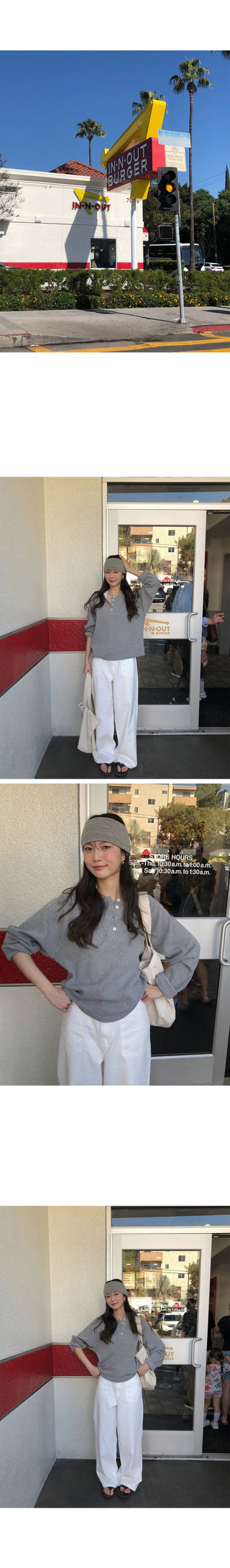 (3 colors) Waffle Oversized T-shirt