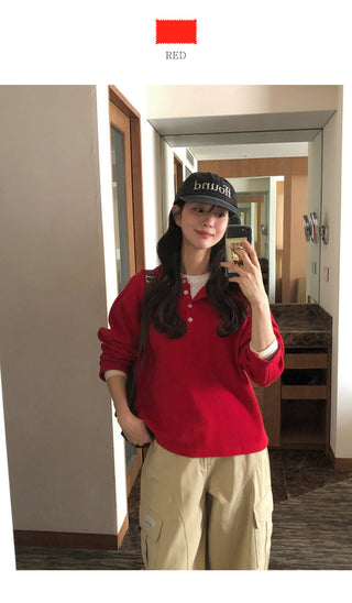 (3 colors) Waffle Oversized T-shirt