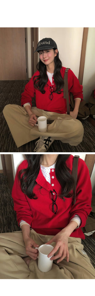 (3 colors) Waffle Oversized T-shirt
