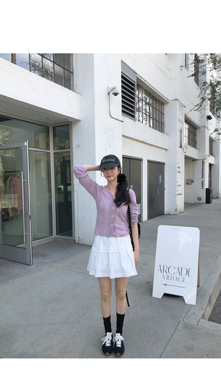 (2 colors) Tiered skirt