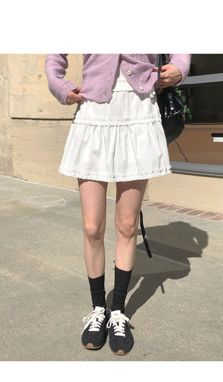 (2 colors) Tiered skirt