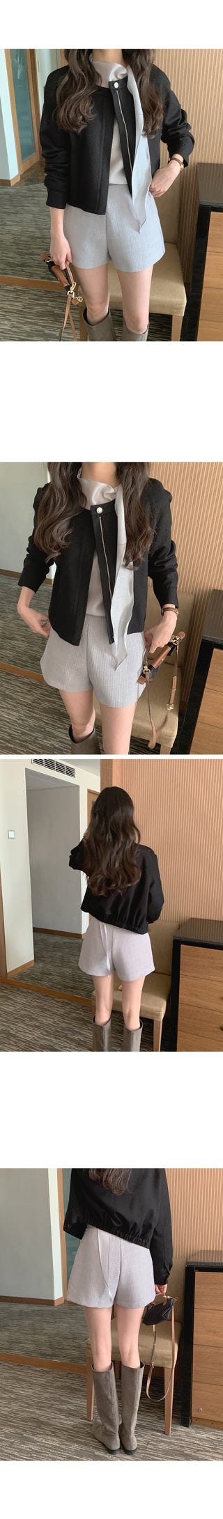 (3 colors) Tweed Pants