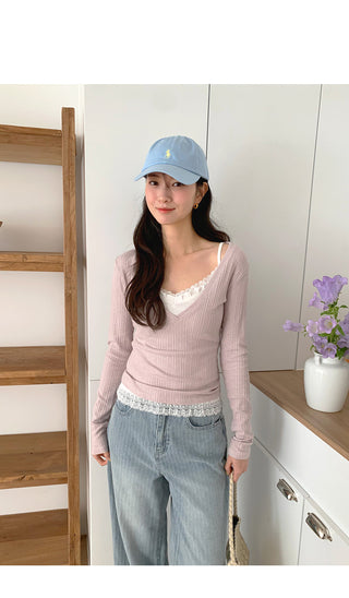Basic lace blouse