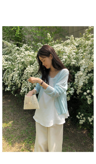Mild Line Elastic Long Skirt