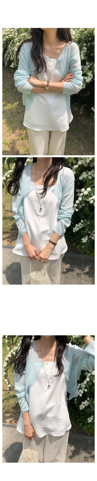 Mild Line Elastic Long Skirt