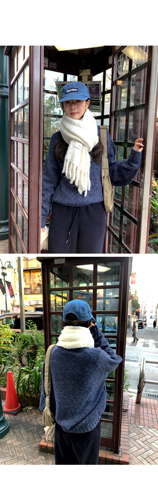 (8 colors) Wool Round Knit