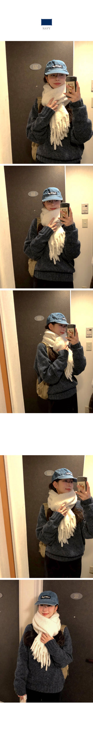 (8 colors) Wool Round Knit