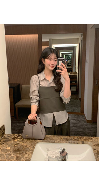 (3 colors) Basic Tencel Shirt