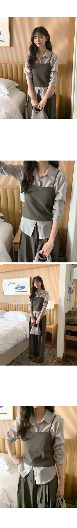 (3 colors) Basic Tencel Shirt