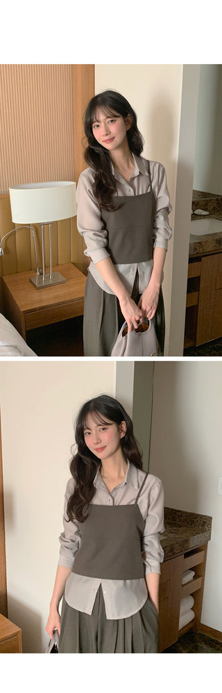 (3 colors) Basic Tencel Shirt