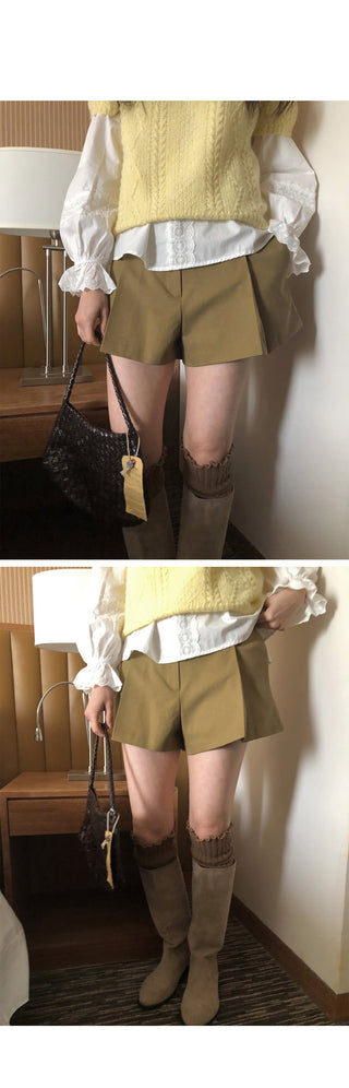 Mohair short-sleeved knit