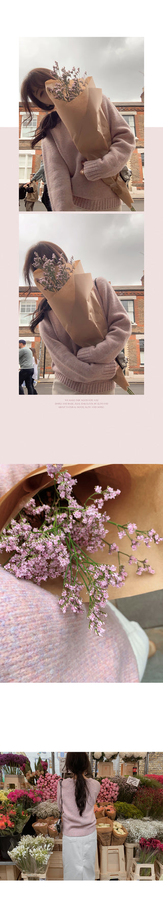 Cotton Candy Raglan Mix Knit - 3 colors