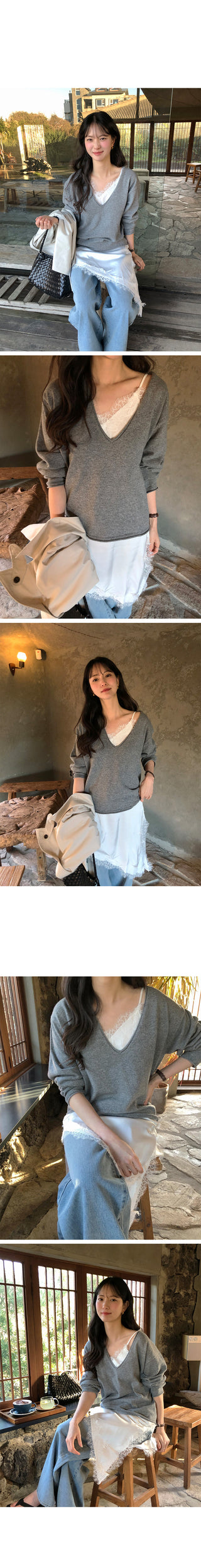 Asymmetrical Lace Camisole
