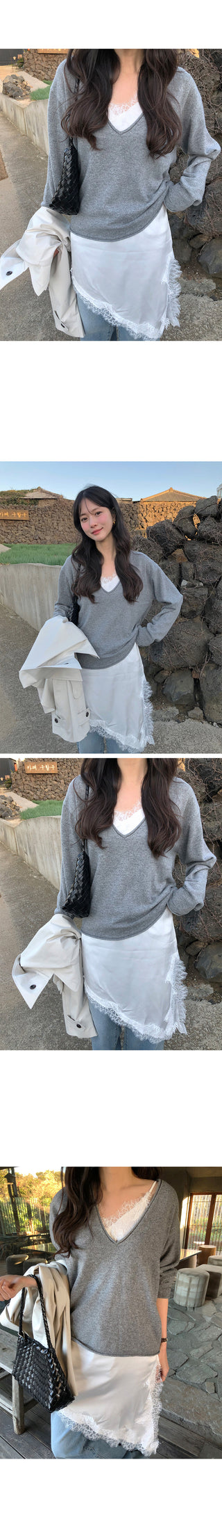 Asymmetrical Lace Camisole