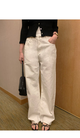 Wide curved pants