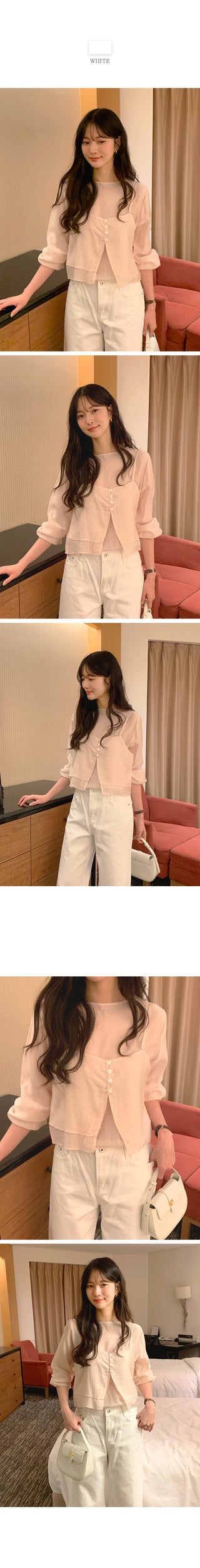 Wide curved pants