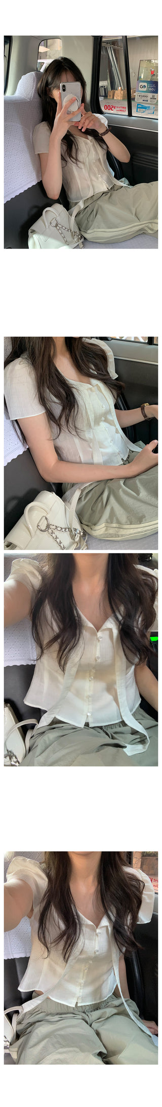 Thai puff blouse