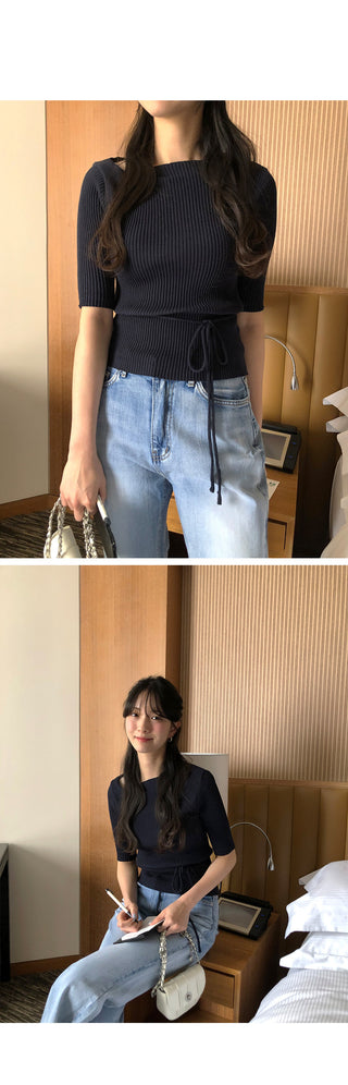 [3 colors] Twisted Rib Knit