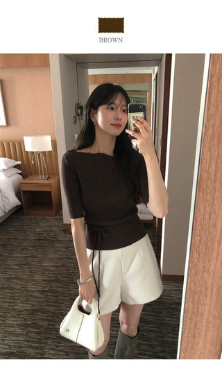 [3 colors] Twisted Rib Knit