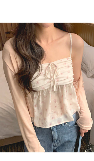 (3 colors) Pleated blouse