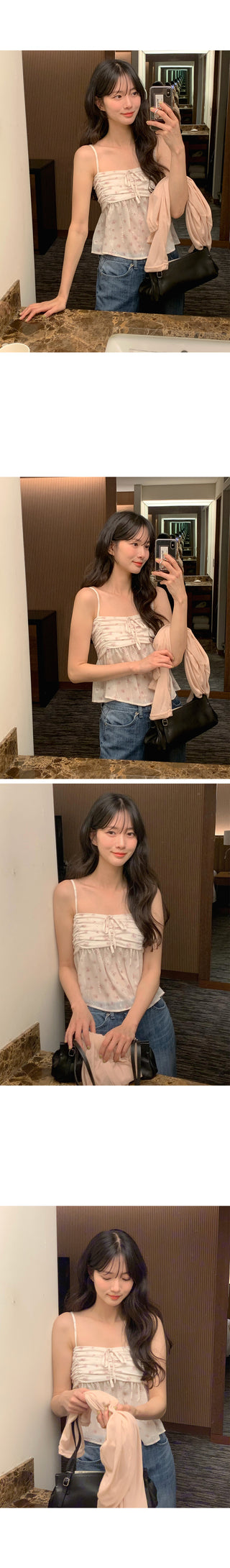 (3 colors) Pleated blouse