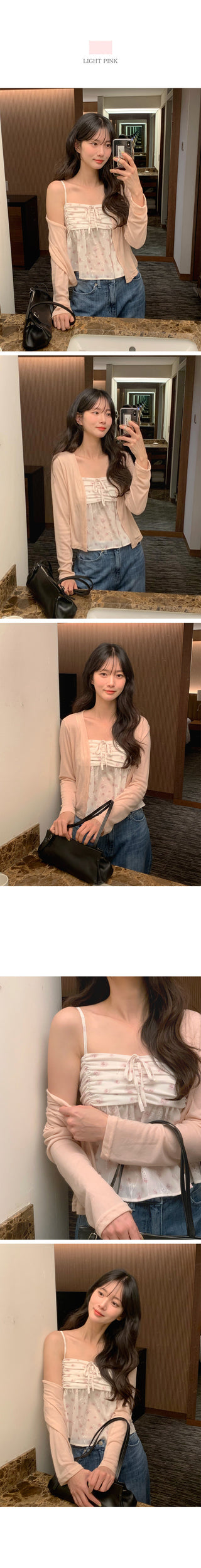 (3 colors) Pleated blouse