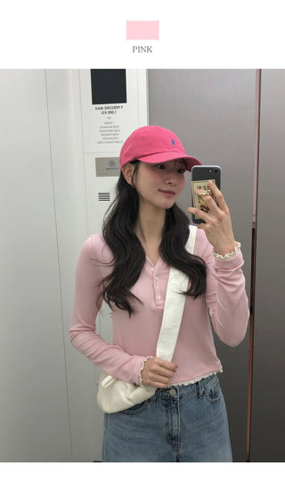 (3 colors) Layered Bicolor T-shirt
