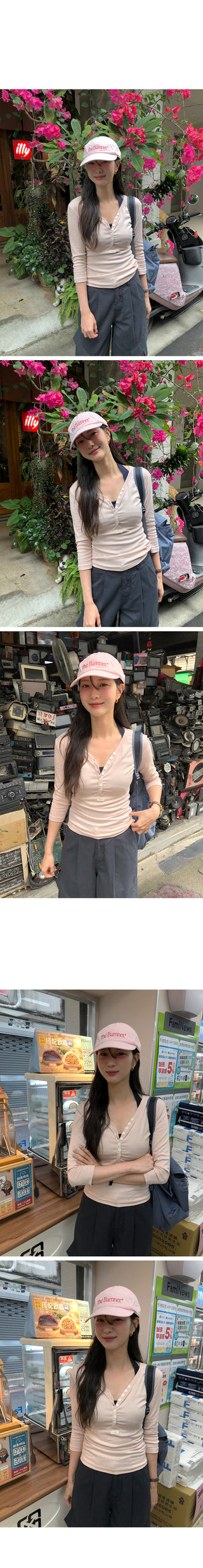 [4 colors] Halter neck sleeveless top