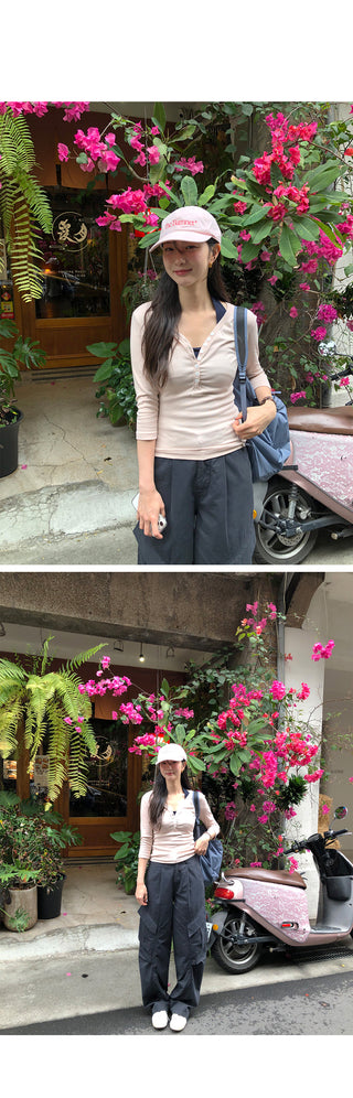 [4 colors] Halter neck sleeveless top