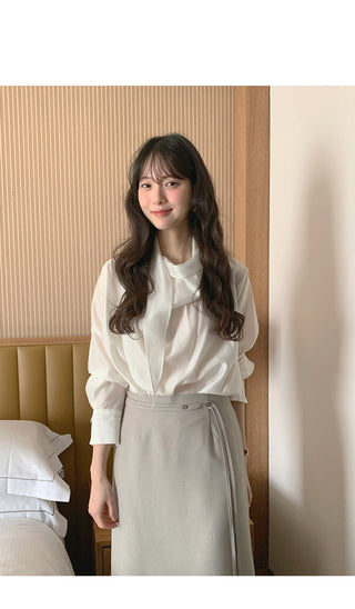 (3 colors) Strap Long Skirt
