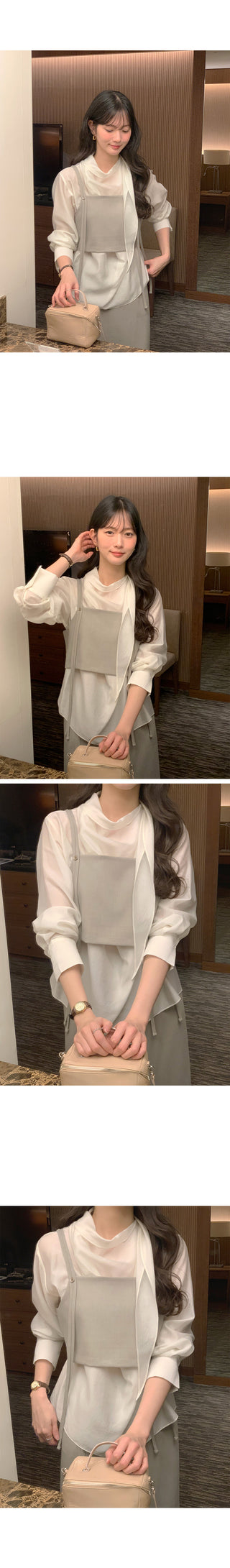 (3 colors) Strap bustier