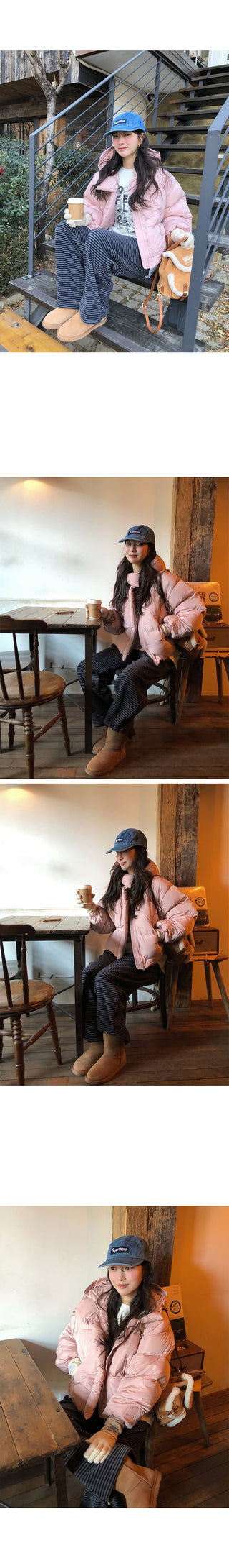 (2 colors) Boa Border Pants