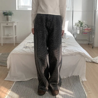 Clutch Wide Leopard Chino Pants