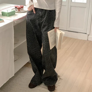 Clutch Wide Leopard Chino Pants