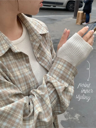 Layered Inner Warmer Knit