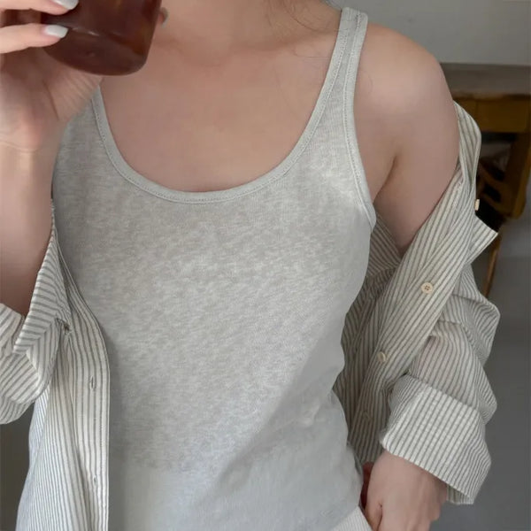 [5 colors] Clean Layered Sleeveless