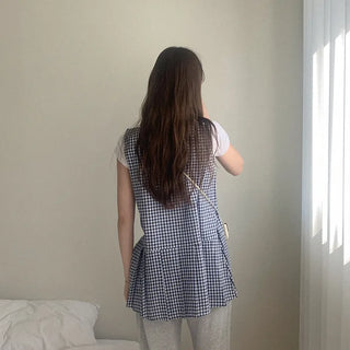 Cotton pleated tunic