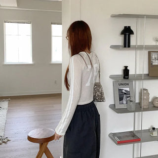 Line Cropped T-shirt