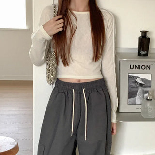 Line Cropped T-shirt