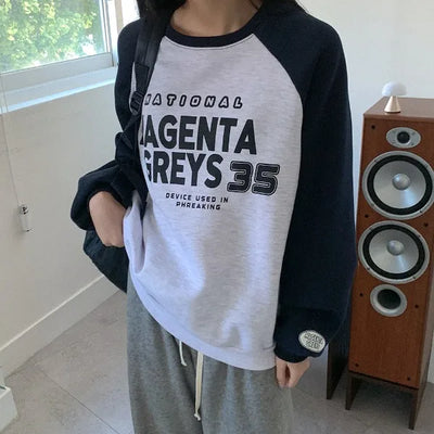 [Brushed lining] Raglan sweatshirt