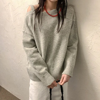 Asymmetrical Shoulder Knit