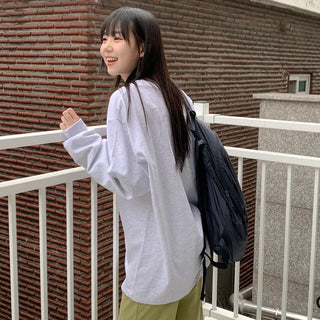 Printed cotton oversized T-shirt