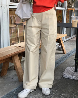 Pleated Chino Pants