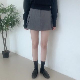 Cargo mini skirt