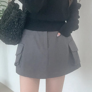 Cargo mini skirt