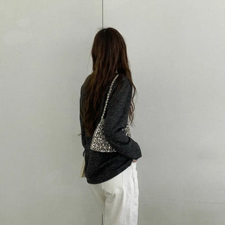 Peach Wrap Cardigan