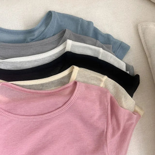 Tencel short-sleeved T-shirt