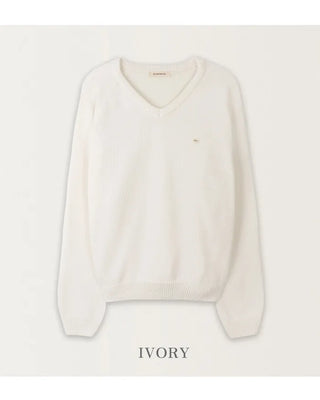 Daily V-neck knit