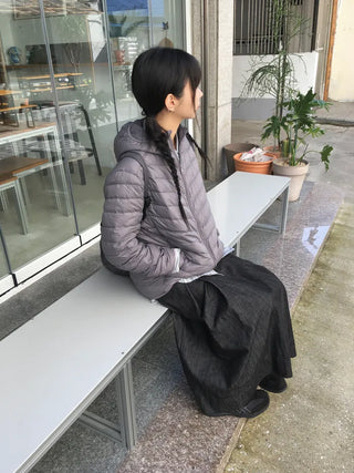 (3 colors) Checkered Down Jacket