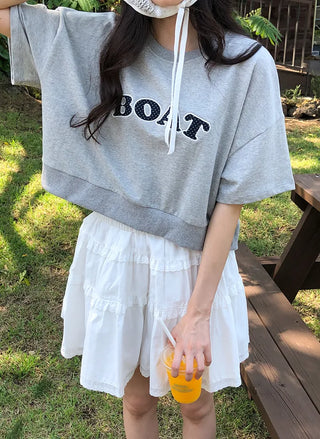 Daily short-sleeved sweatshirt